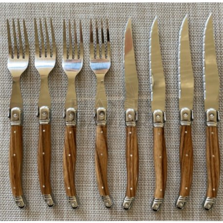 Tenedor Madera X Unidad Mango Abs