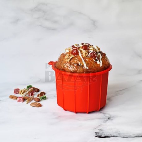 MOLDE REDONDO PARA BUDIN Y BIZCOCHUELO DE SILICONA 14,5CM