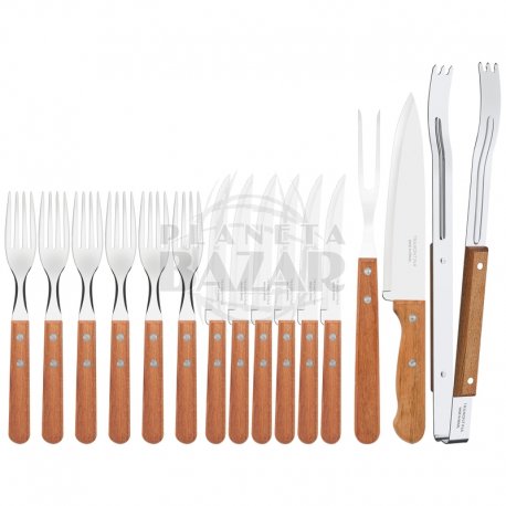 Set de Cubiertos 15 pzas Tramontina Churrasco