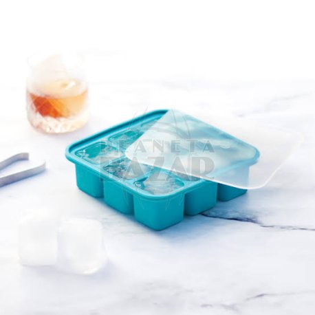 HIELERA DE SILICONA PARA 9 CUBOS CON TAPA