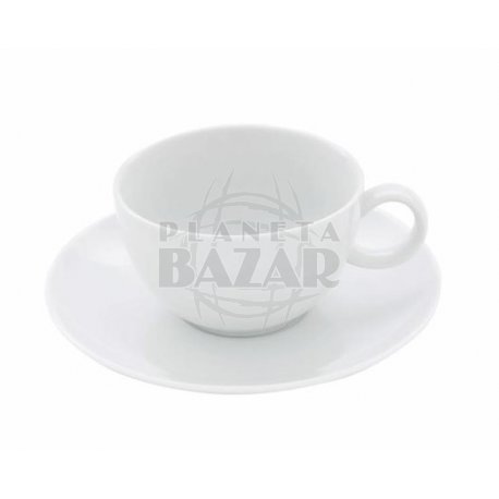 Taza Con Plato Classic De Porcelana