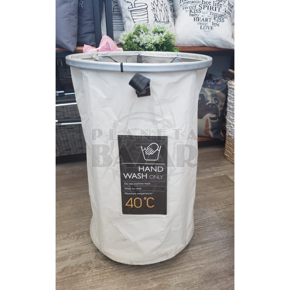 Cesto Ropa C/Ruedas Lona