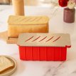 MOLDE DE SILICONA PARA PAN CON TAPA DE ACERO INOXIDABLE