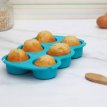 Muffing de Silicona x 6 MUFFINERA DE SILICONA PARA 6 PORCIONES