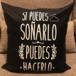 Almohadón 45x45 Gabardina Negra