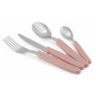 Juego Cubiertos Tramontina Caramel X 24 Piezas Rosa