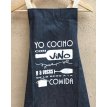 Delantal Cocina Jean| Yo Cocino Con Vino...